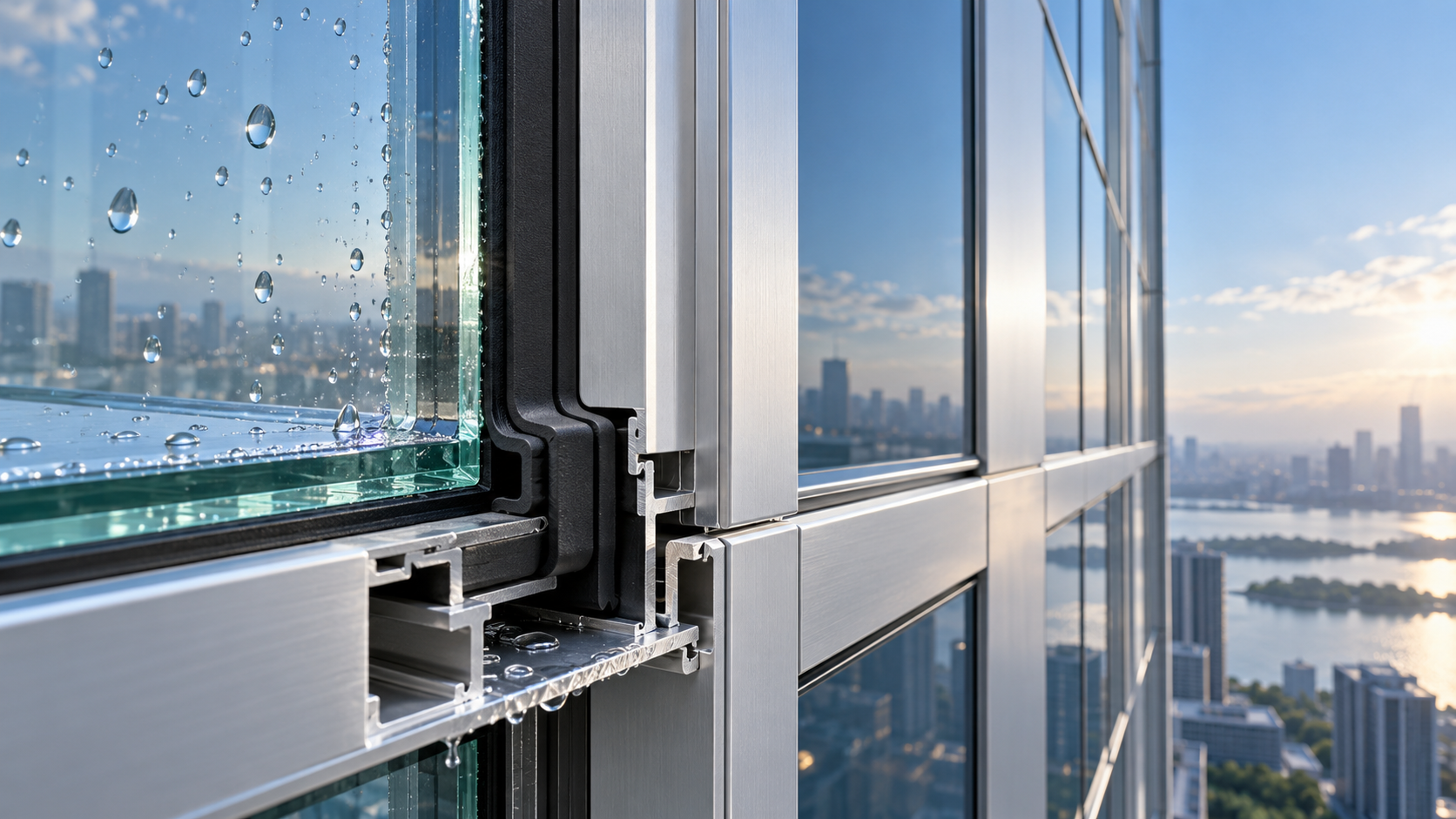 How to select a curtain wall glass sealing strip for joint movement
