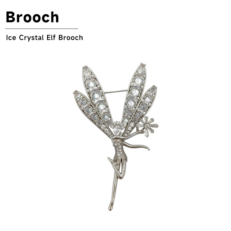 Ice Crystal Elf Brooch
