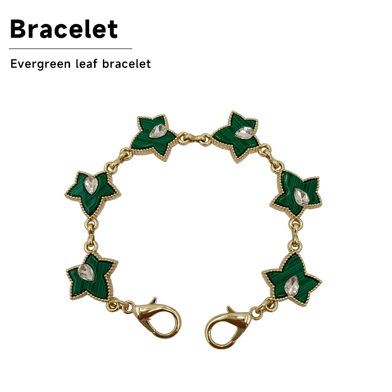 Evergreen Leaf Bracelet