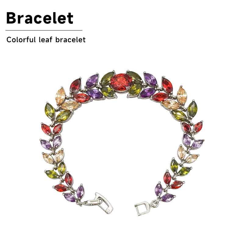 Colorful Leaf Bracelet