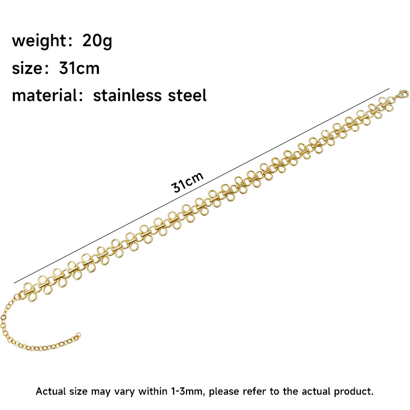 Butterfly Gold Chain Bracelet