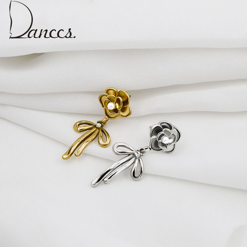 Camellia Butterfly Knot Earrings