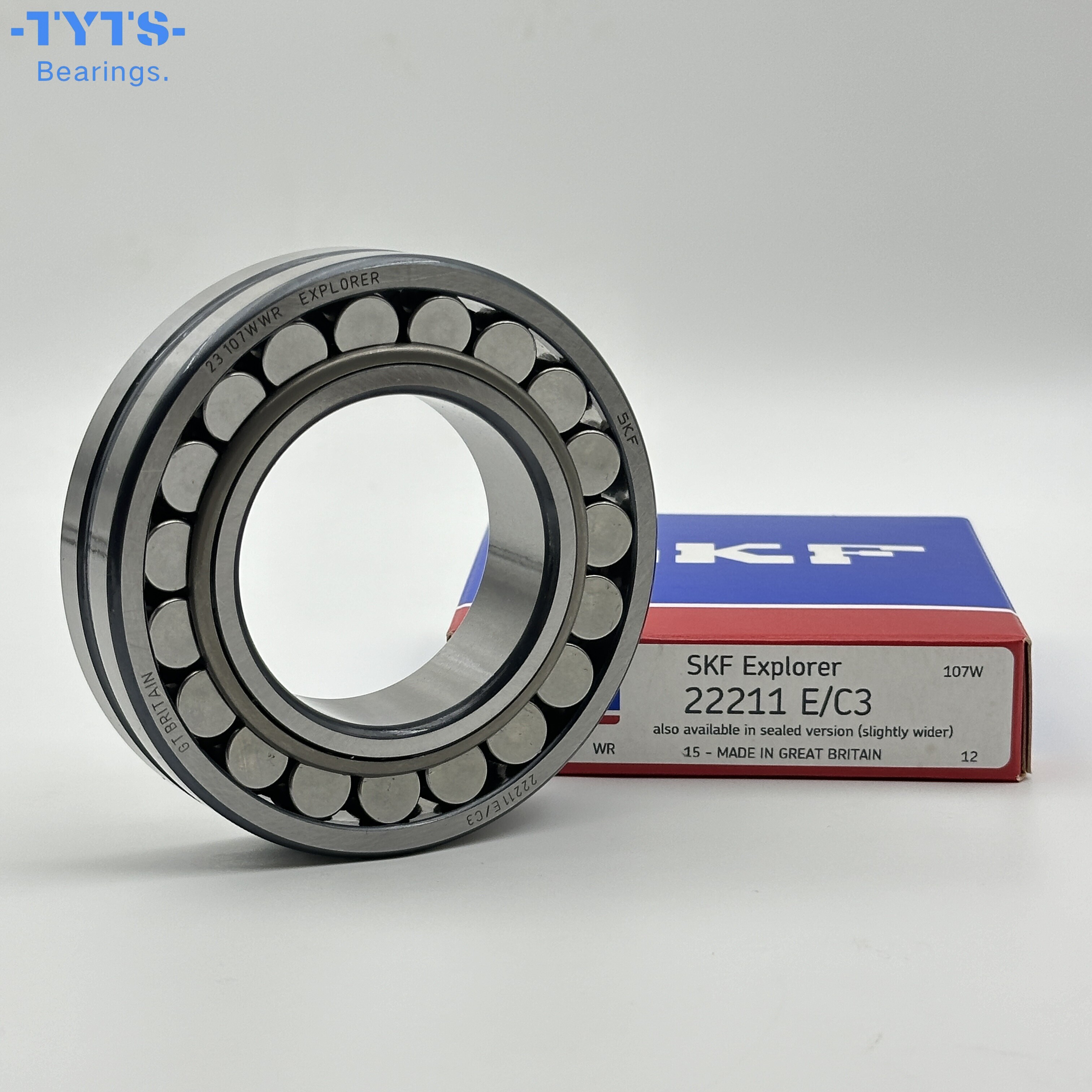 22211E/C3 rodamiento de rodillos autoalineable SKF FABRICADO EN GRAN BRETAÑA