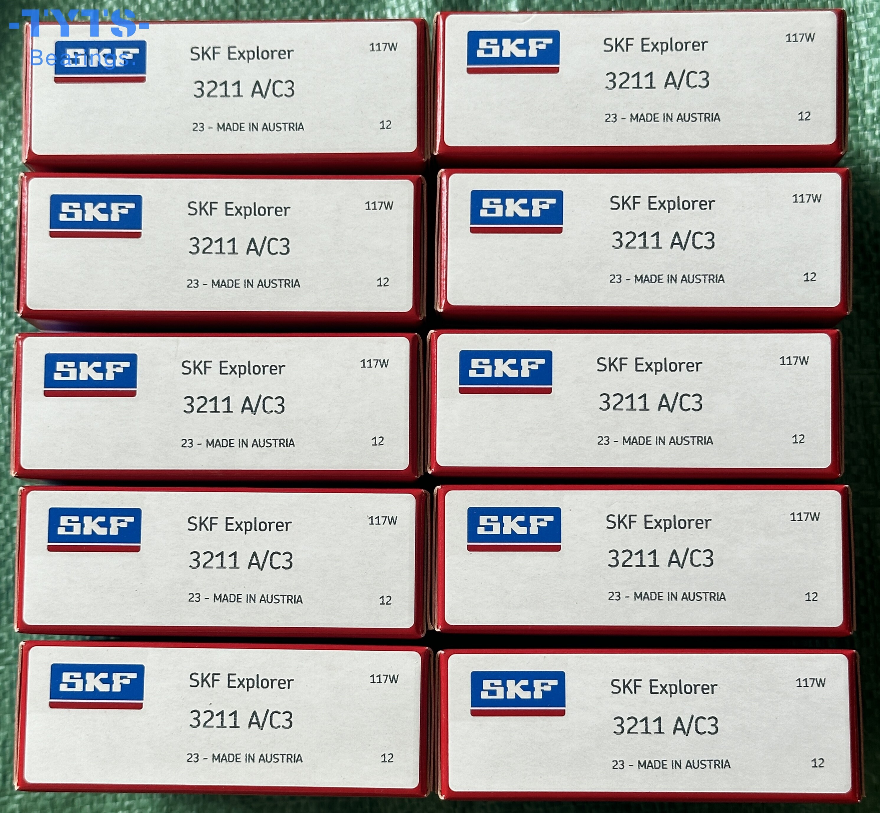 Rodamiento de bolas de contacto angular de doble hilera SKF Original High Qquality 3211A/C3