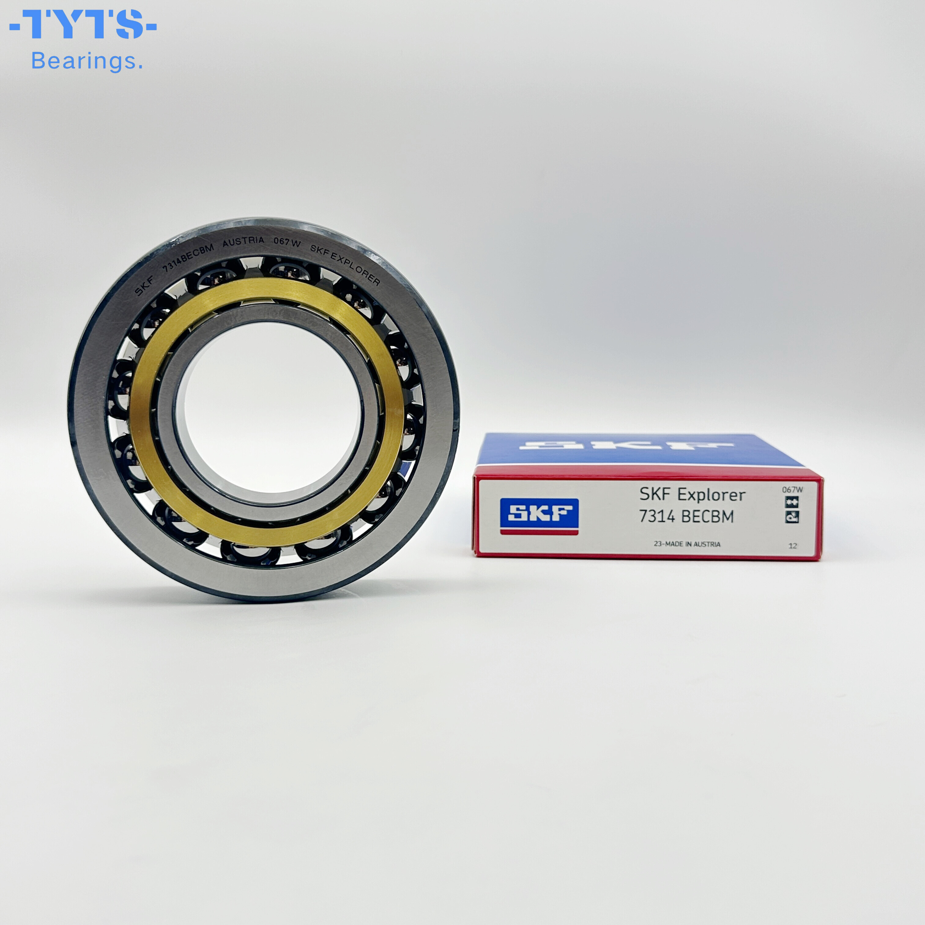 Rodamiento de bolas de contacto angular de una hilera SKF Original High Qquality 7314BECBM