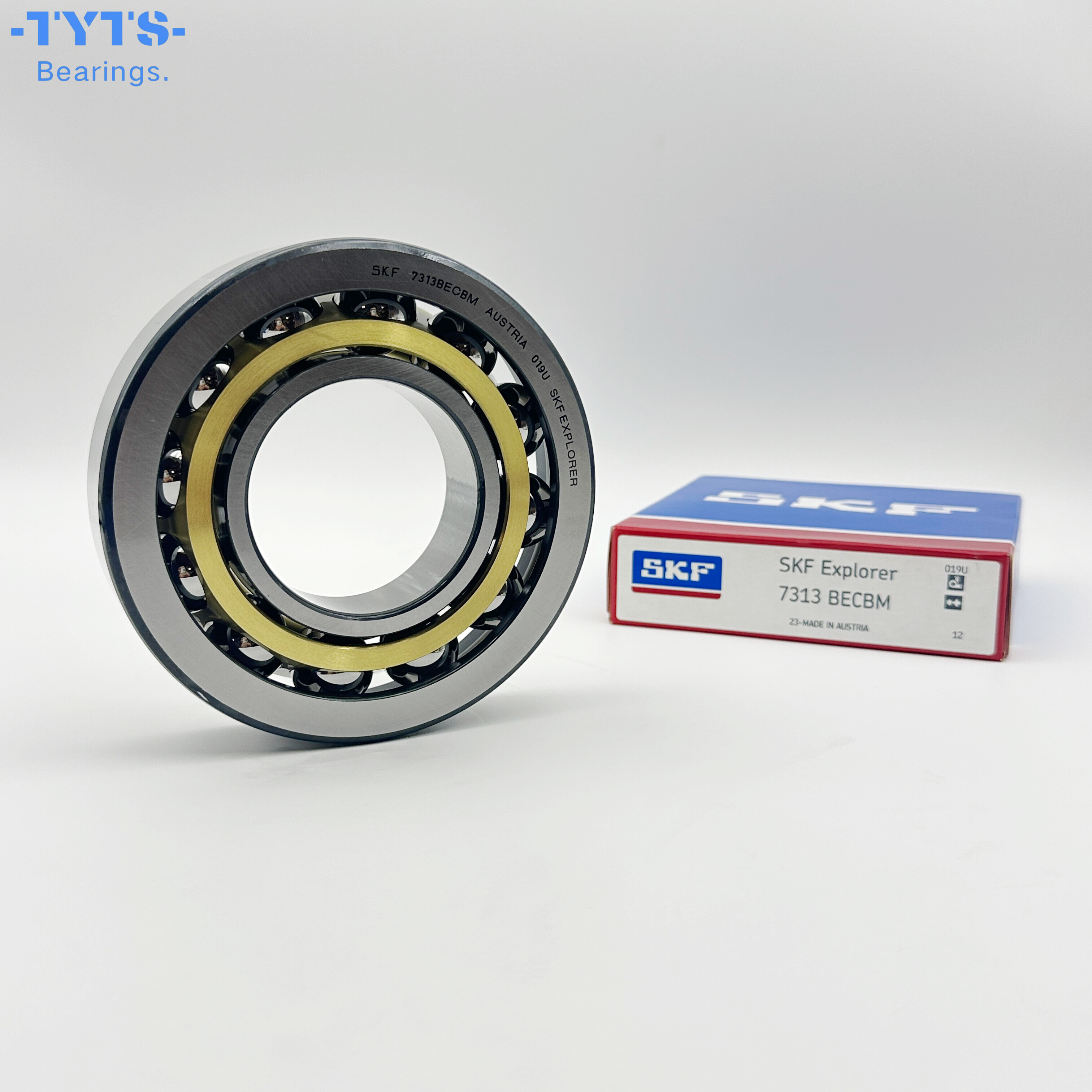 Rodamiento de bolas de contacto angular de una hilera SKF Original High Qquality 7313BECBM