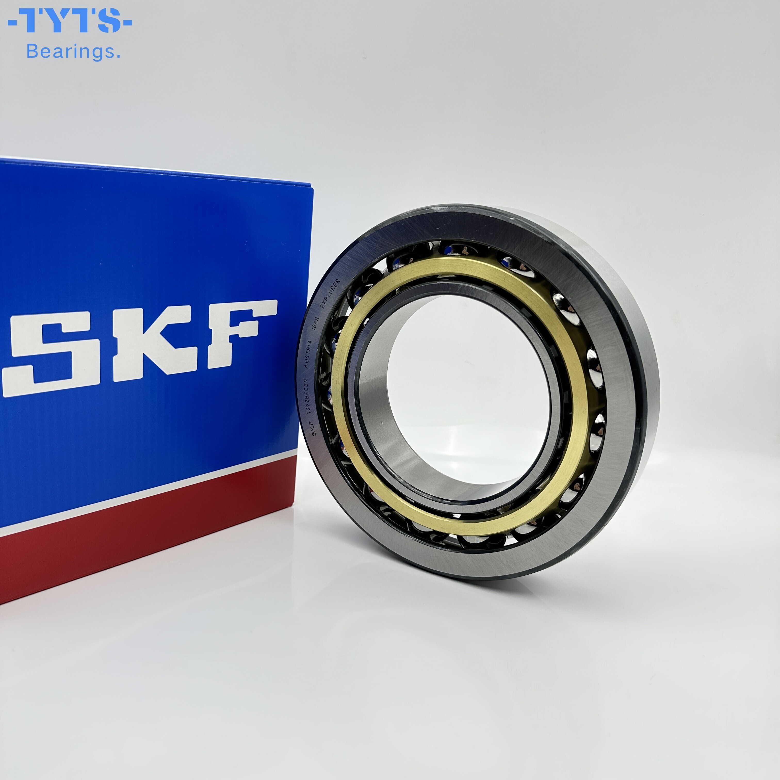 Rodamiento de bolas de contacto angular de una hilera SKF Original High Qquality 7222BECBM