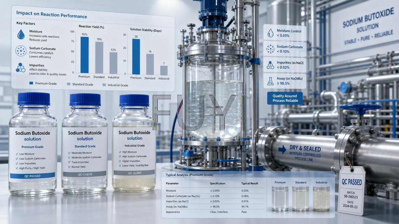 Sodium Butoxide Solution Quality Issues: How Impurities Affect Reaction Yield Sodium Butoxide Solution Quality Issues: How Impurities Affect Reaction Yield