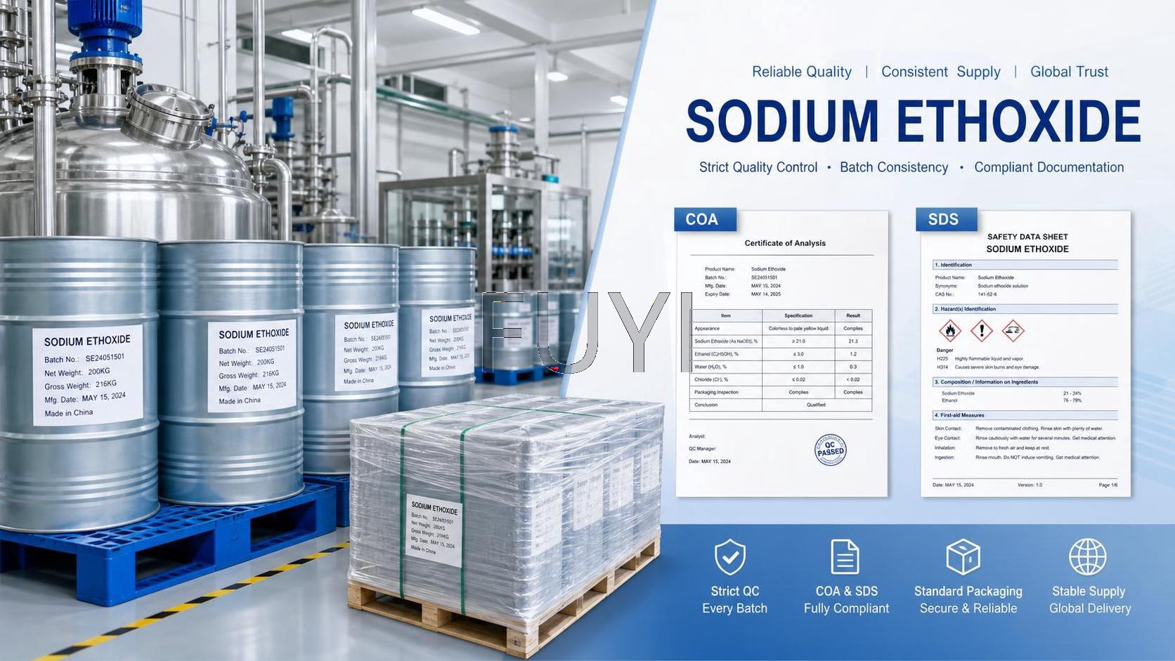 How to Evaluate a Sodium Ethoxide Factory Before Long-Term Procurement