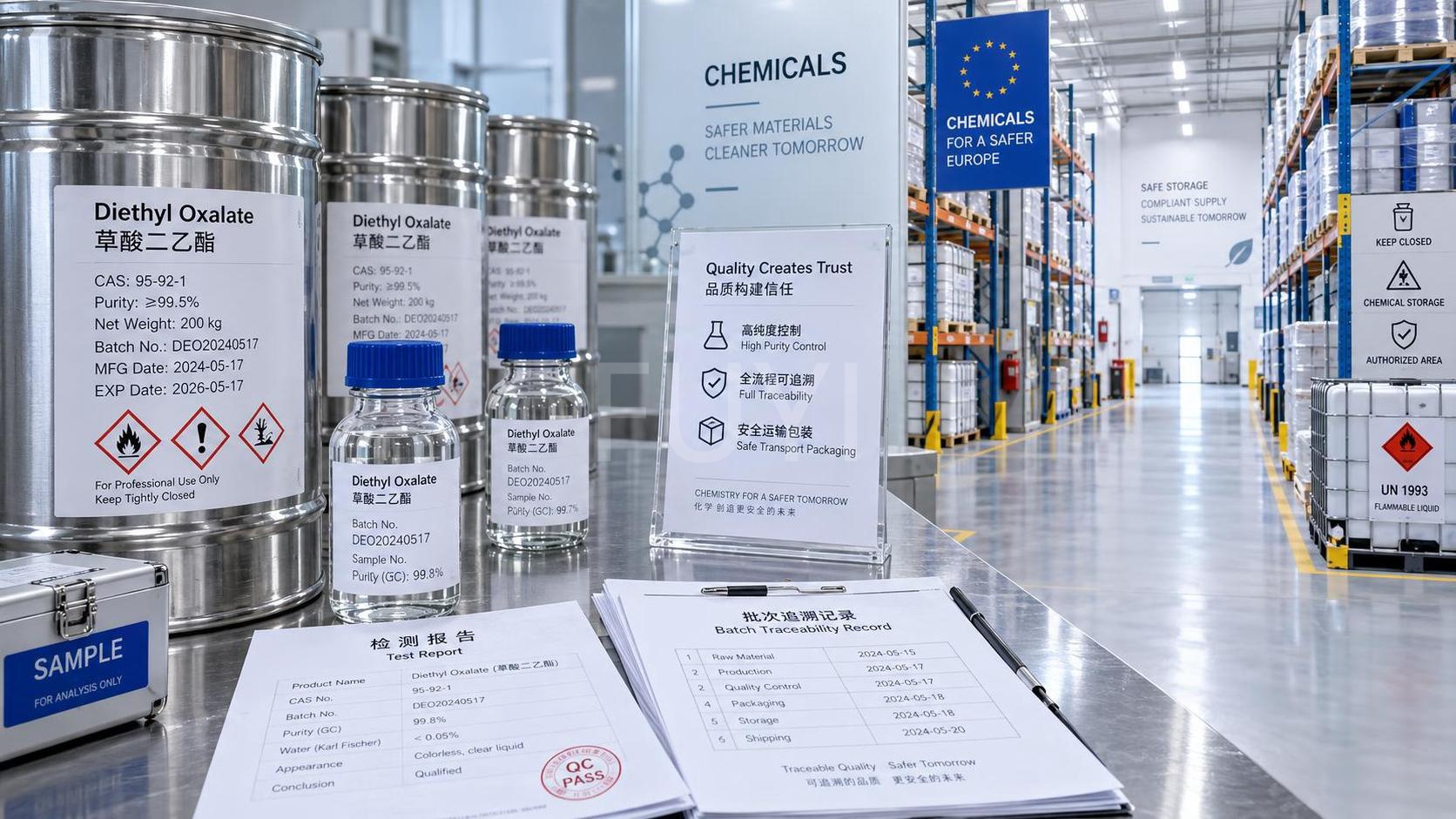 Diethyl Oxalate in Europe: Sourcing Criteria for Compliant Chemical Imports Diethyl Oxalate in Europe: Sourcing Criteria for Compliant Chemical Imports
