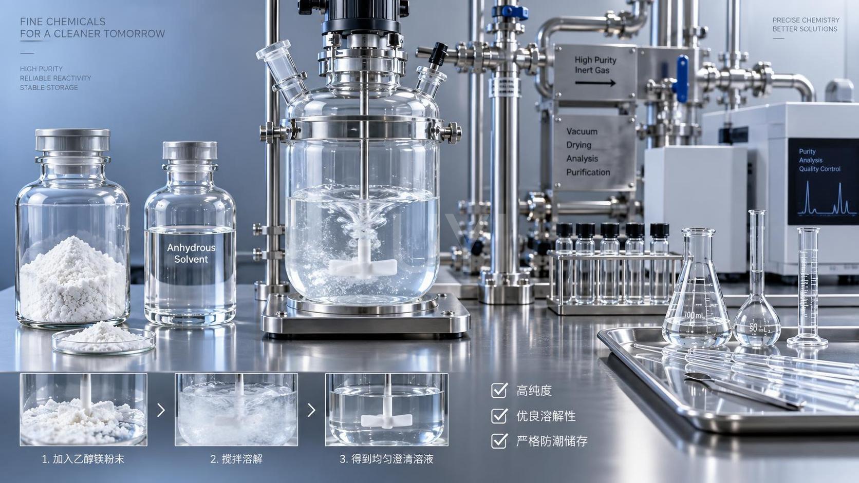 Magnesium Ethoxide Selection: Purity and Solubility Factors for Synthesis Magnesium Ethoxide Selection: Purity and Solubility Factors for Synthesis