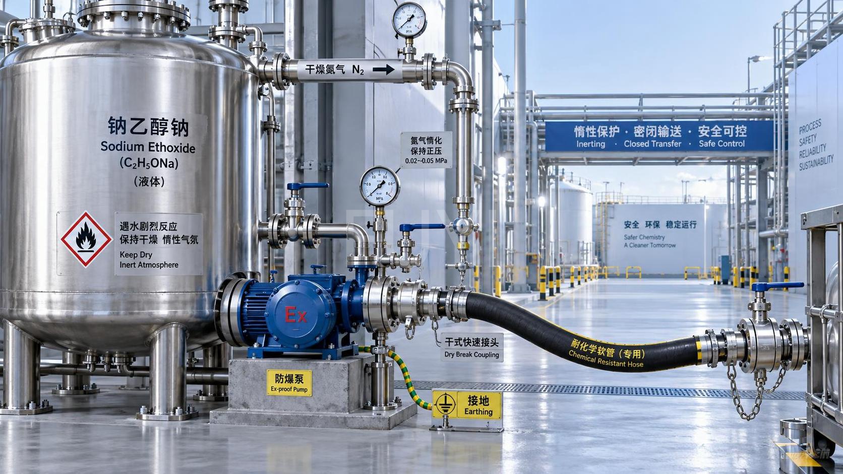 Handling Sodium Ethoxide Liquid: Storage Controls and Transfer Best Practices Handling Sodium Ethoxide Liquid: Storage Controls and Transfer Best Practices