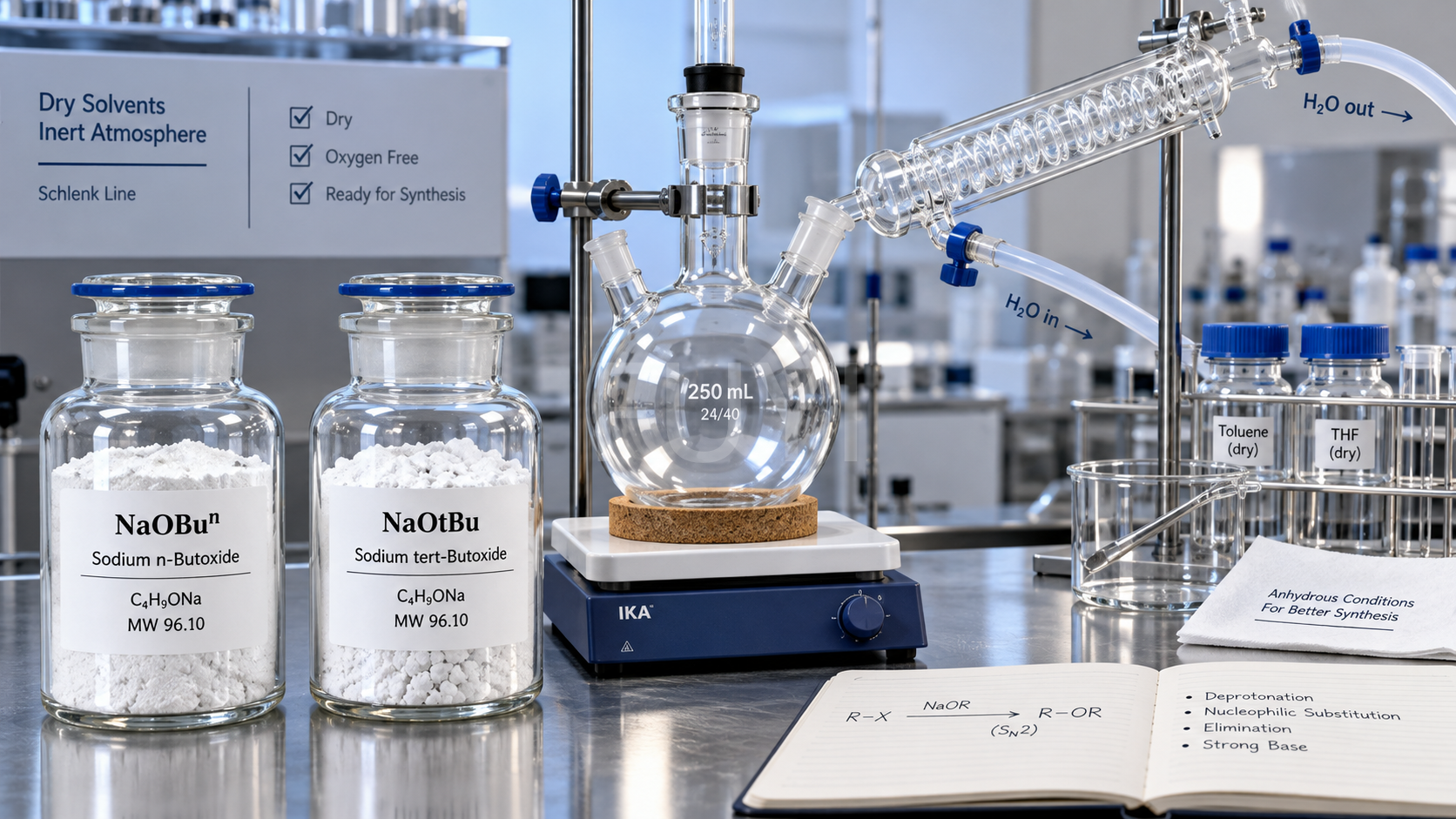 How sodium butoxide differs from sodium tert-butoxide in synthesis How sodium butoxide differs from sodium tert-butoxide in synthesis