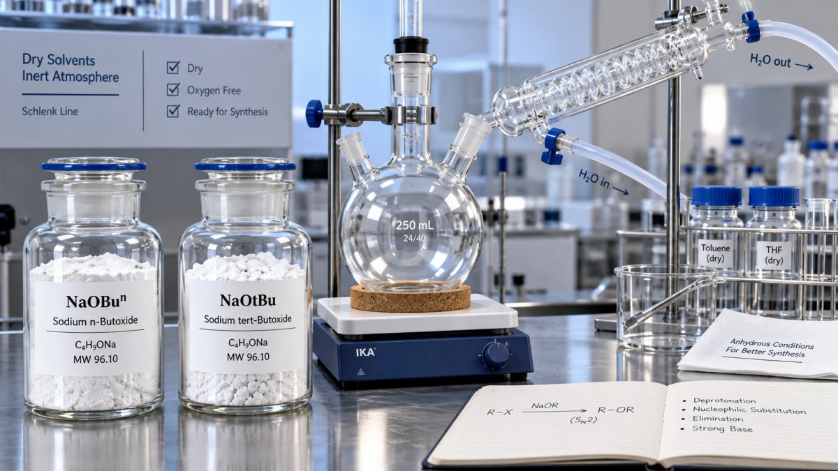 How sodium butoxide differs from sodium tert-butoxide in synthesis How sodium butoxide differs from sodium tert-butoxide in synthesis