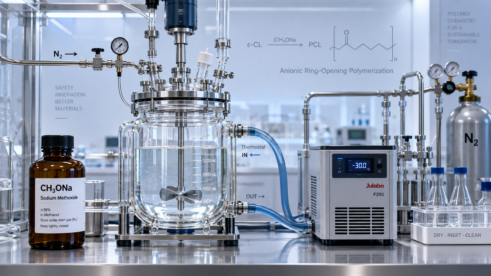 When can sodium methoxide initiate anionic polymerization? When can sodium methoxide initiate anionic polymerization?