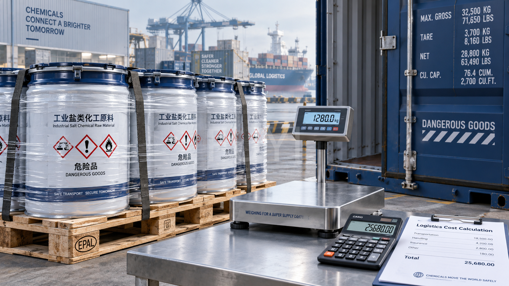 How dangerous goods surcharges affect chemical logistics costs
