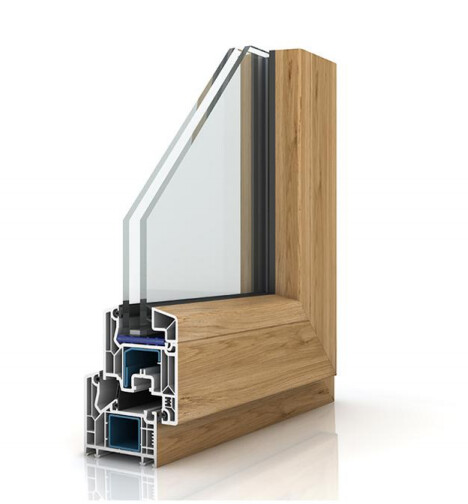 T70 5-Chambers uPVC Tilt and Turn Window