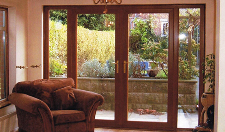 E70 5-Chambers uPVC Casement Doors