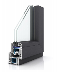 D70 5-Chambers uPVC Tilt and Turn Doors