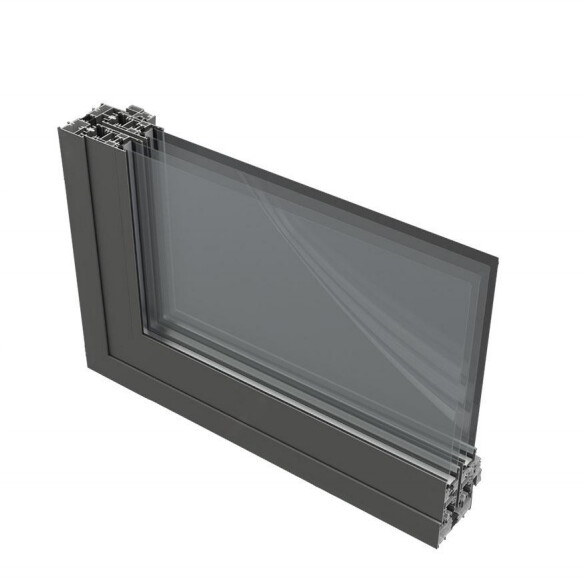 DS100 Two-Track Aluminum Slidng Door