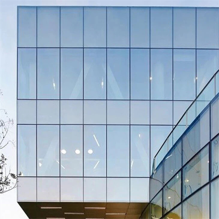Balanced Aesthetics Semi-Exposed Glass Curtain Wall Balanced Aesthetics Semi-Exposed Glass Curtain Wall