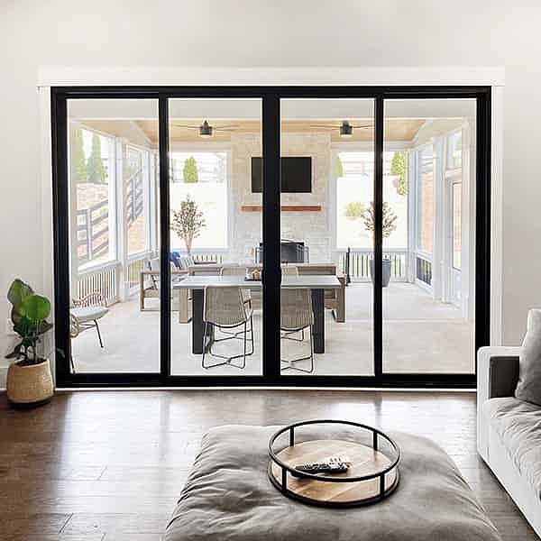 DS100 Two-Track Aluminum Slidng Door