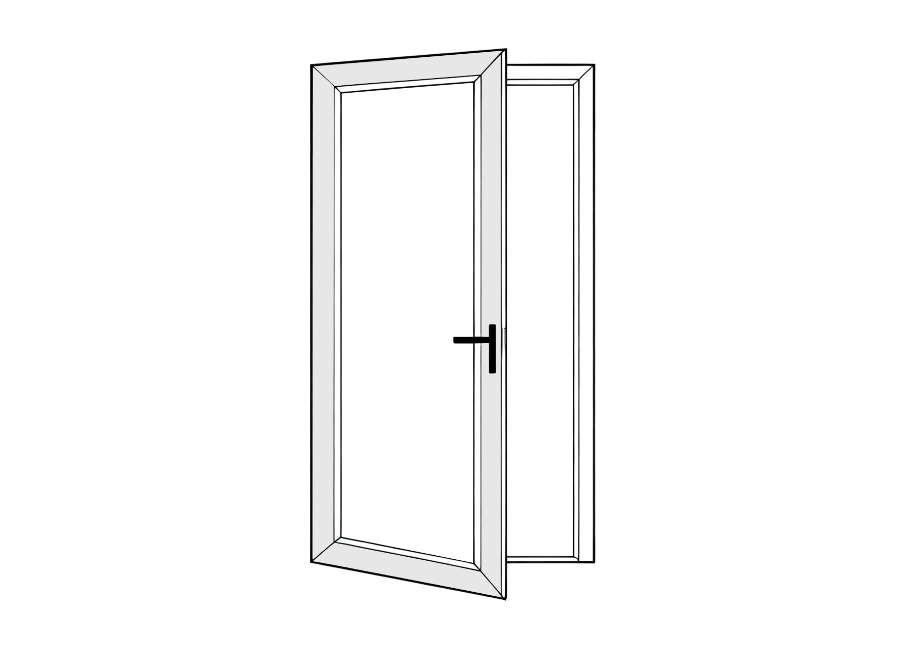 Casement-door