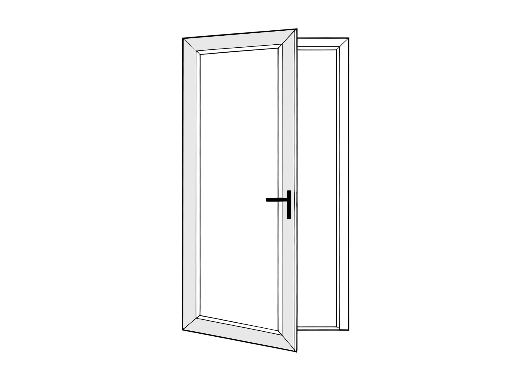 Casement-door