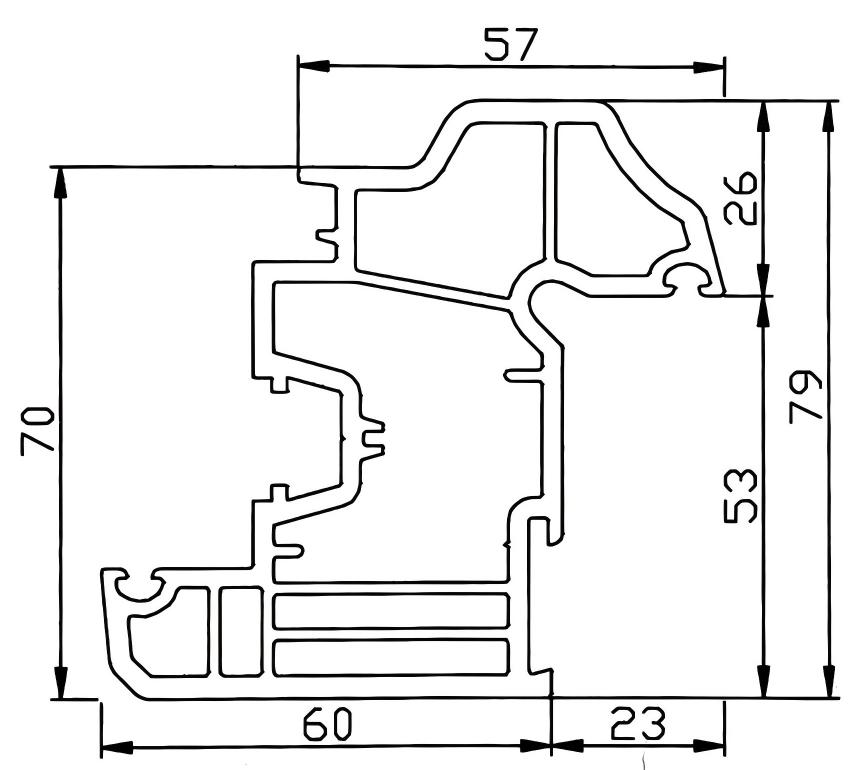HL70 4-Chambers uPVC Tilt and Turn Window HL70 4-Chambers uPVC Tilt and Turn Window