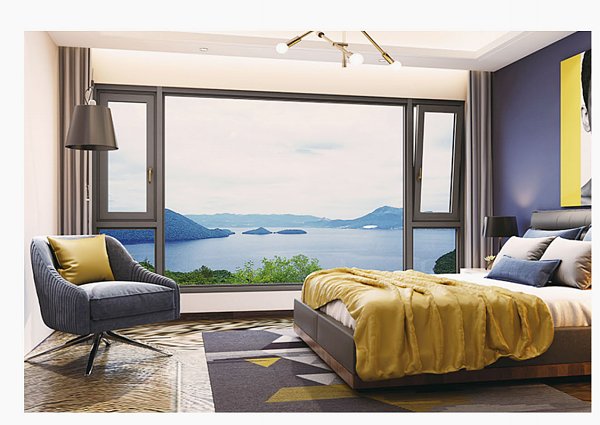 D75 Classic Thermal Break Aluminum Tilt and Turn Windows