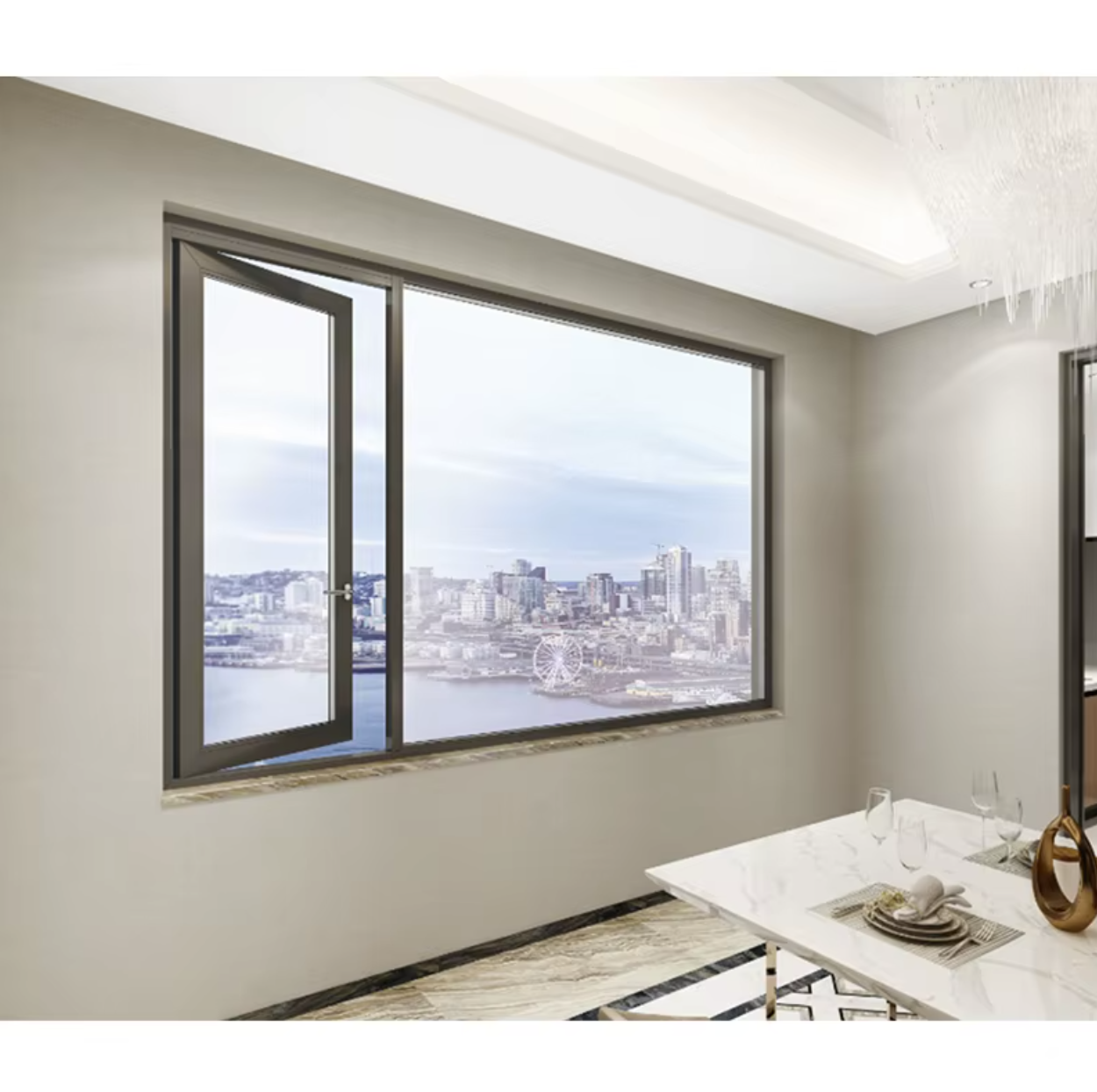 D75 Classic Thermal Break Aluminum Casement/Awning Windows