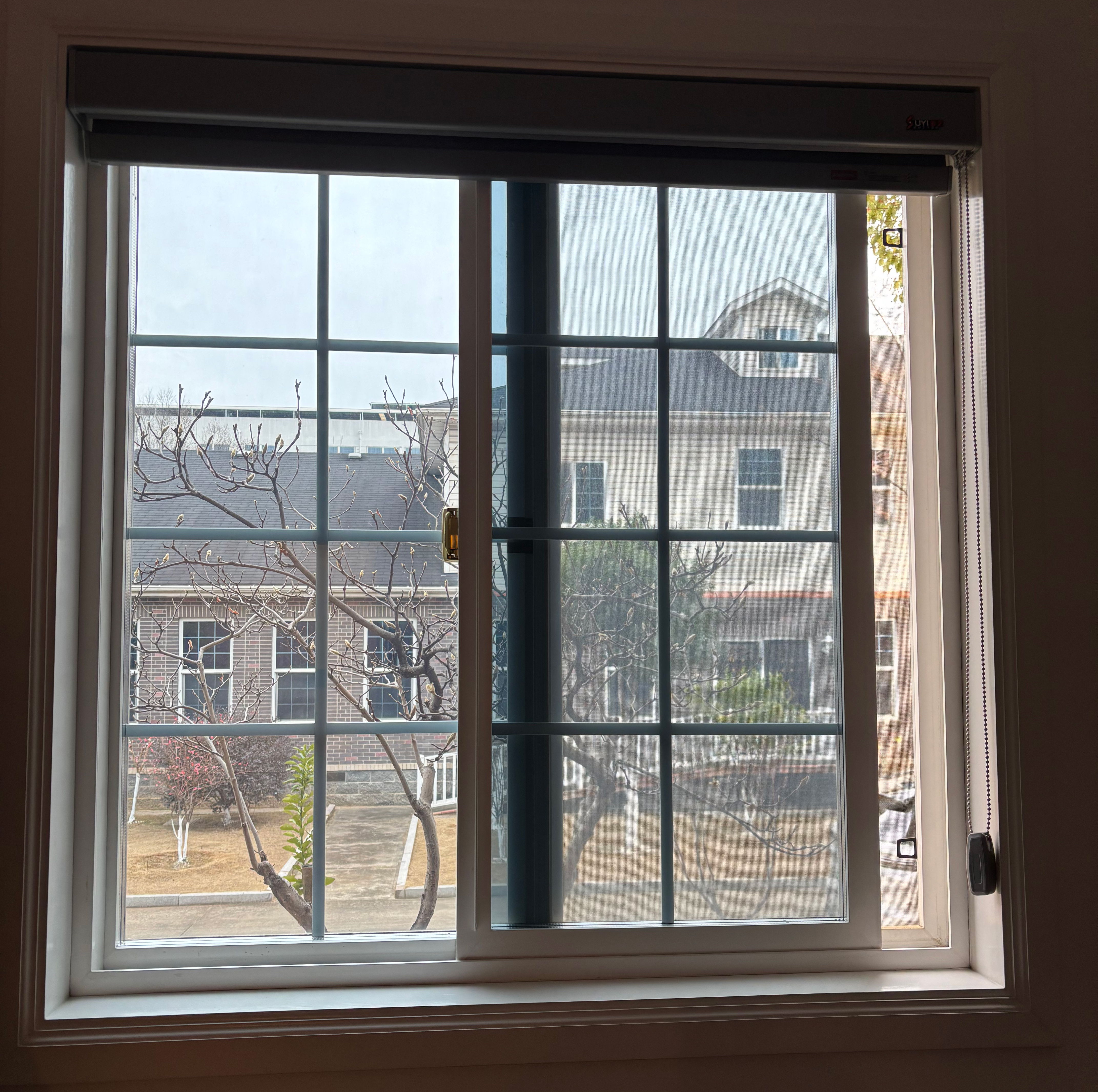 76 American Style Grill Design UPVC Sliding Windows 