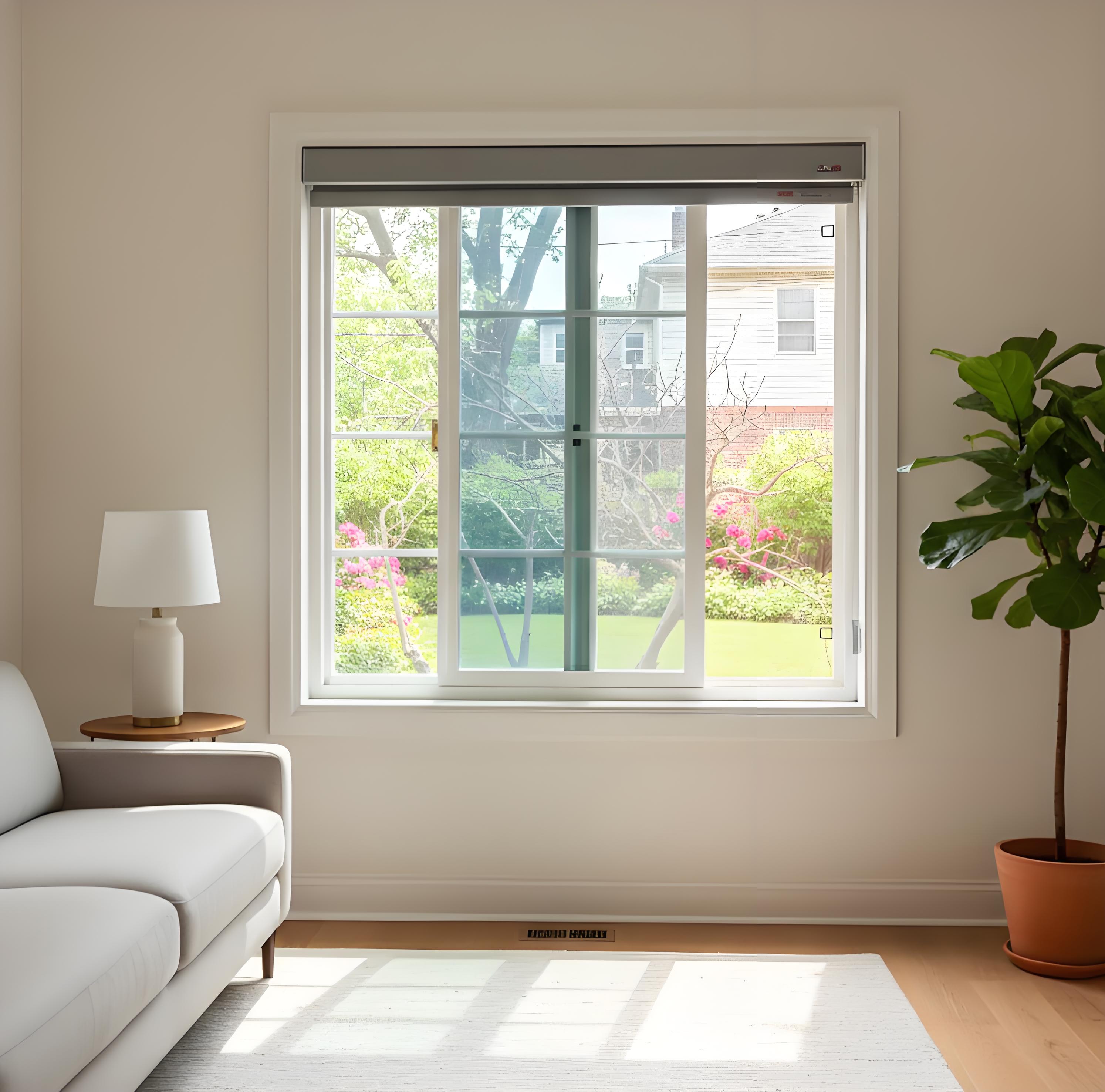 105 UPVC/Vinyl Grill Design Sliding Window 