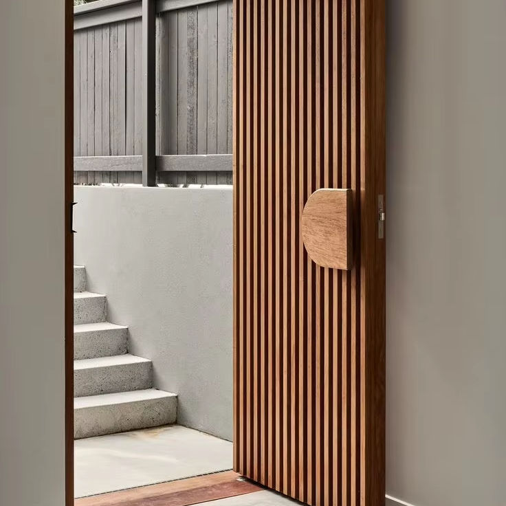 Custom Wood Grain Doors Real Wood Veneer and Paint Finish
