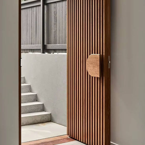 Custom Wood Grain Doors Real Wood Veneer and Paint Finish
