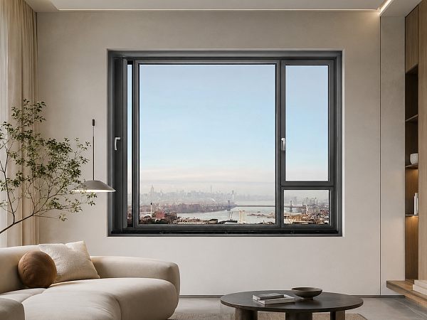 D95 Micro-Vent Aluminum Inward Casement Window