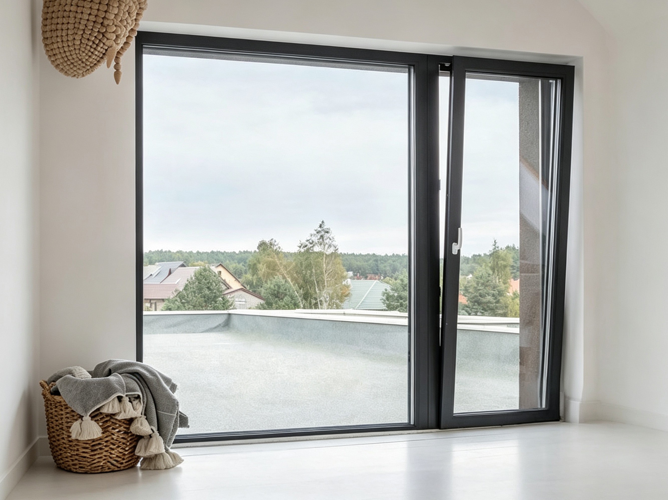 B85  Modern Style Aluminum Tilt and Turn Window 