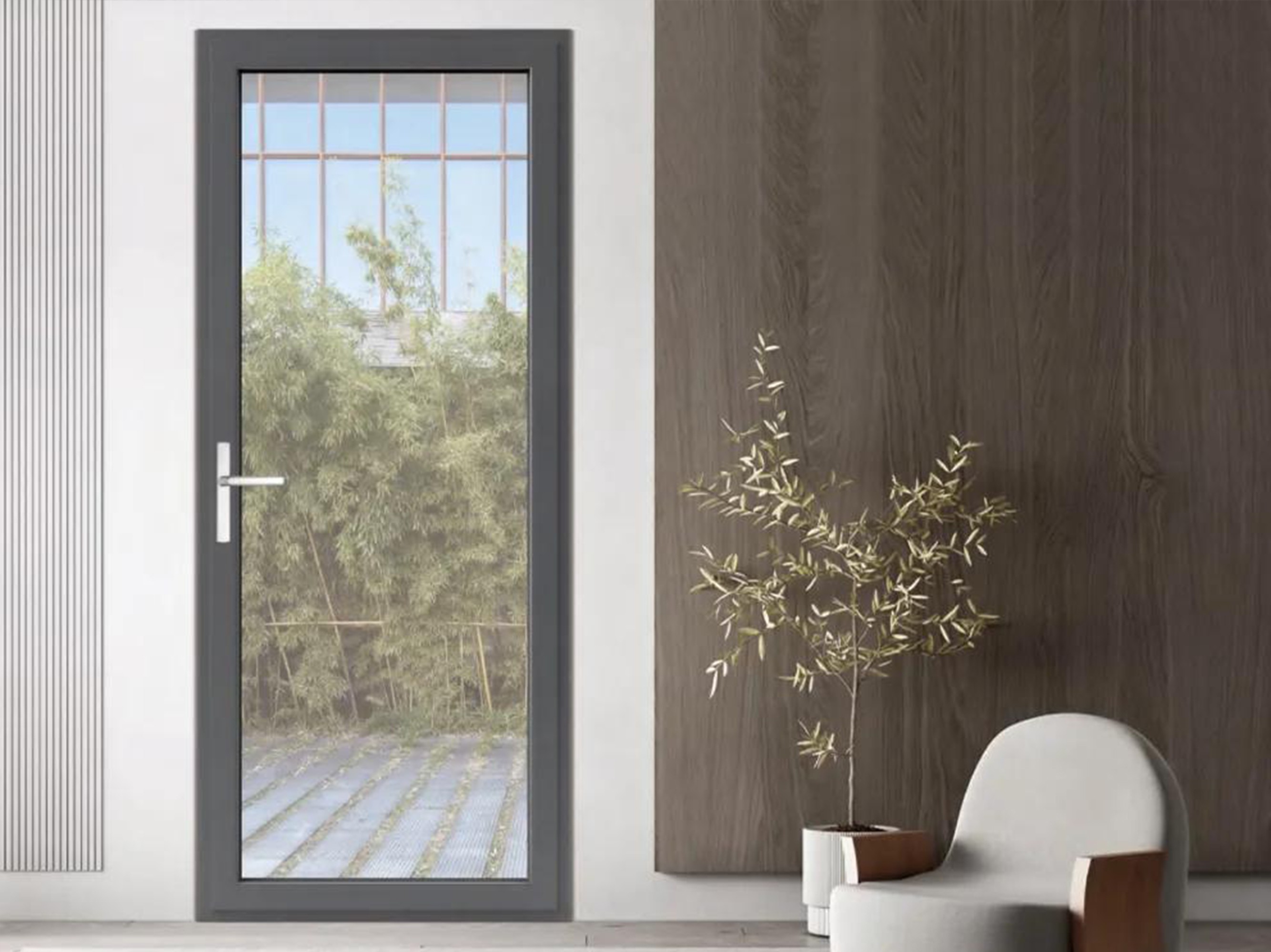 B85 Thermal Break Aluminum Casement Door