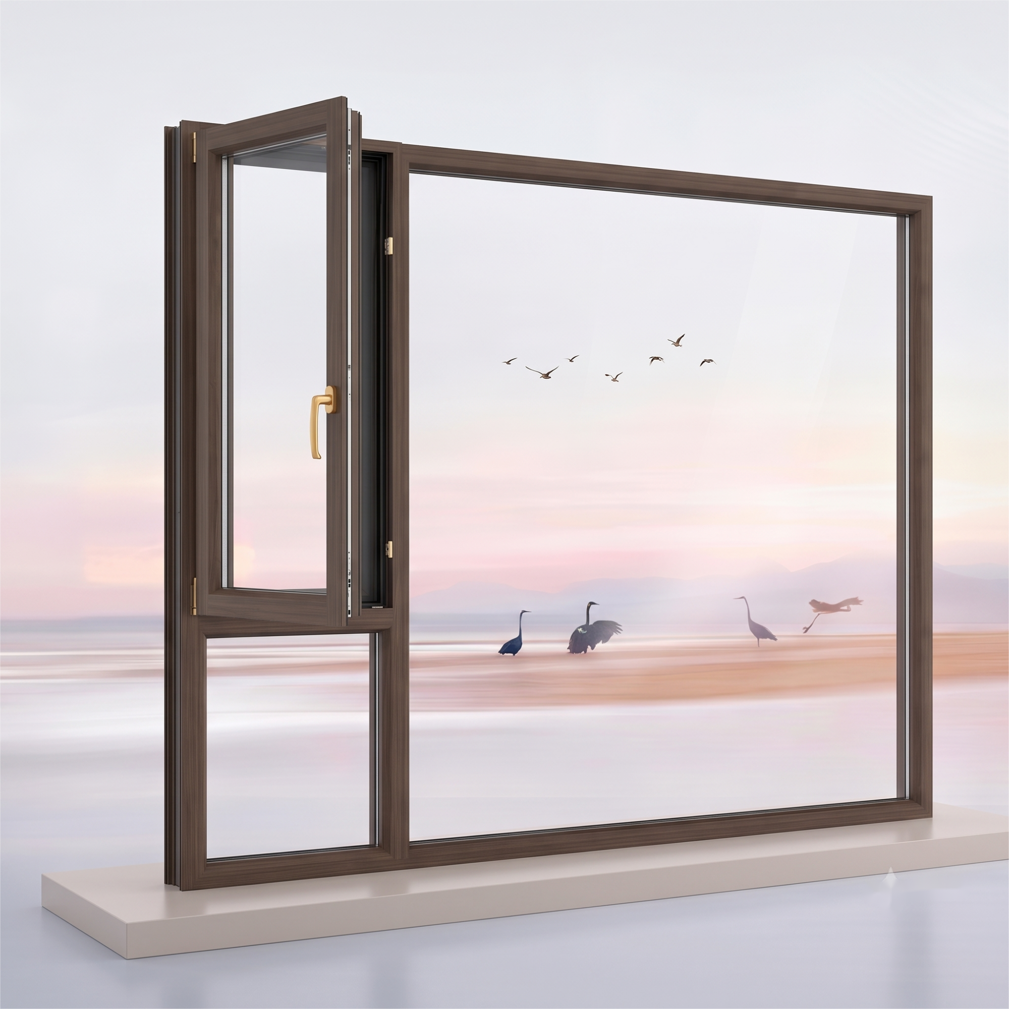 95 Nature Series Aluminum Clad Wood Tilt and Turn Window