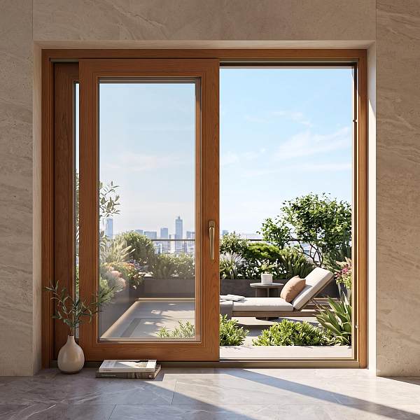 HA200T Aluminum Clad Wood Lift and Slide Door