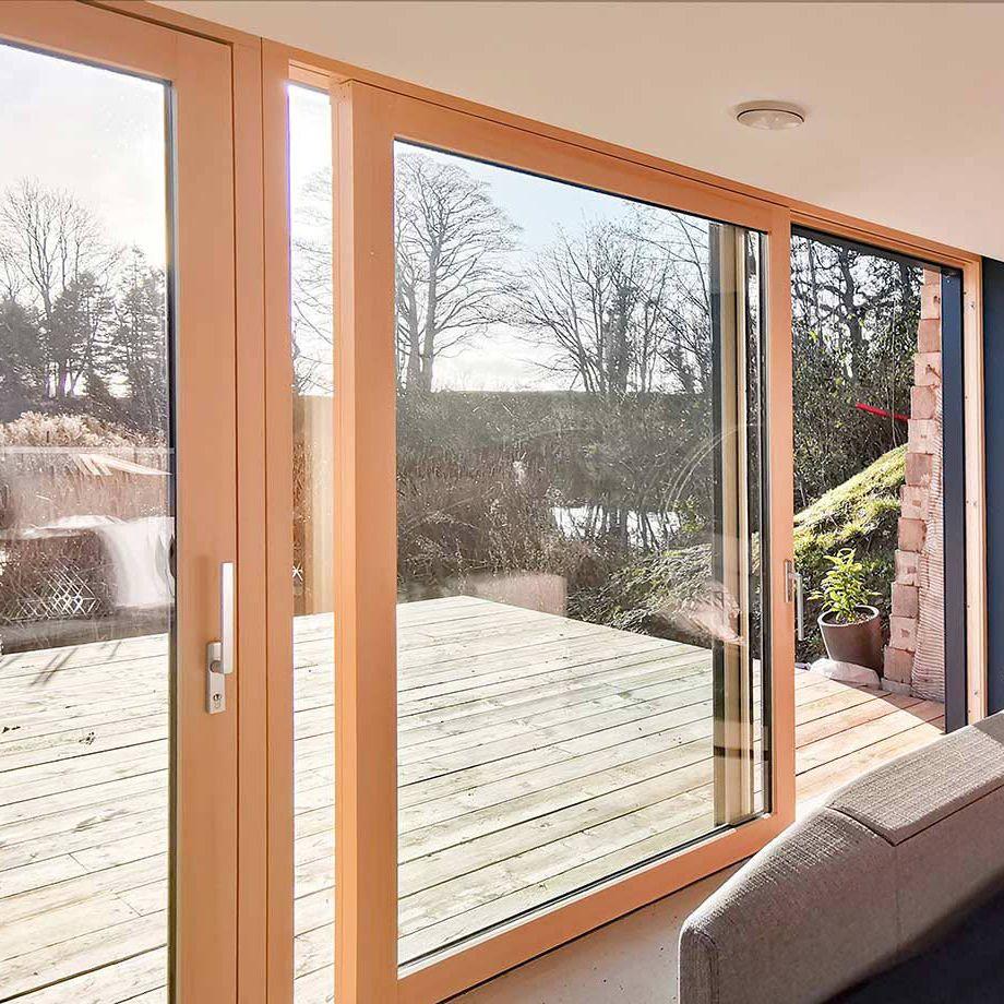 HA200T Aluminum Clad Wood Lift and Slide Door
