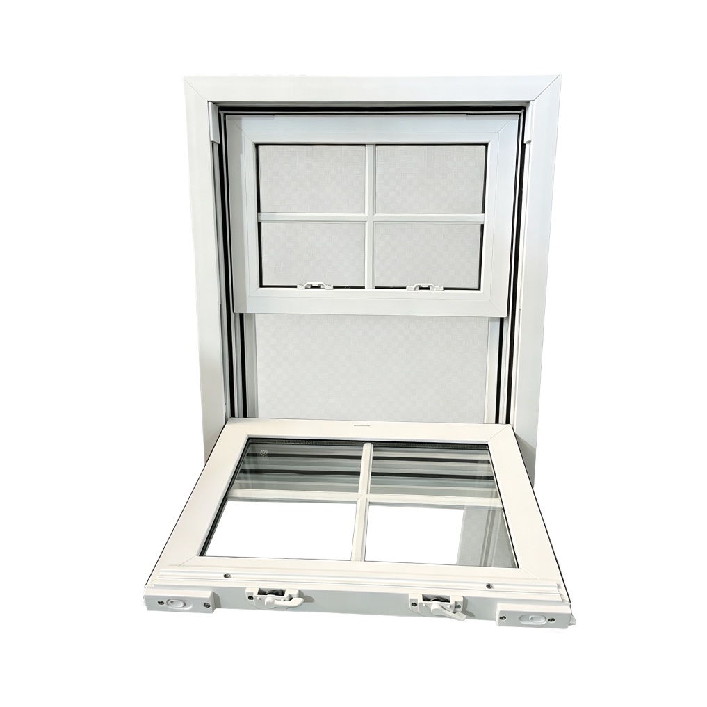 M85 3-Chambers Vinyl/uPVC Tilt-In Double Hung Window