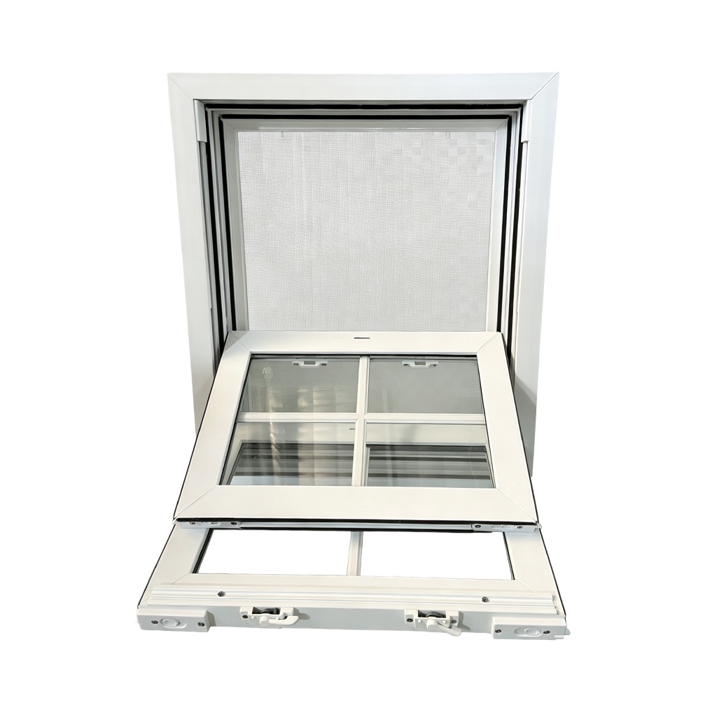 M85 3-Chambers Vinyl/uPVC Tilt-In Double Hung Window