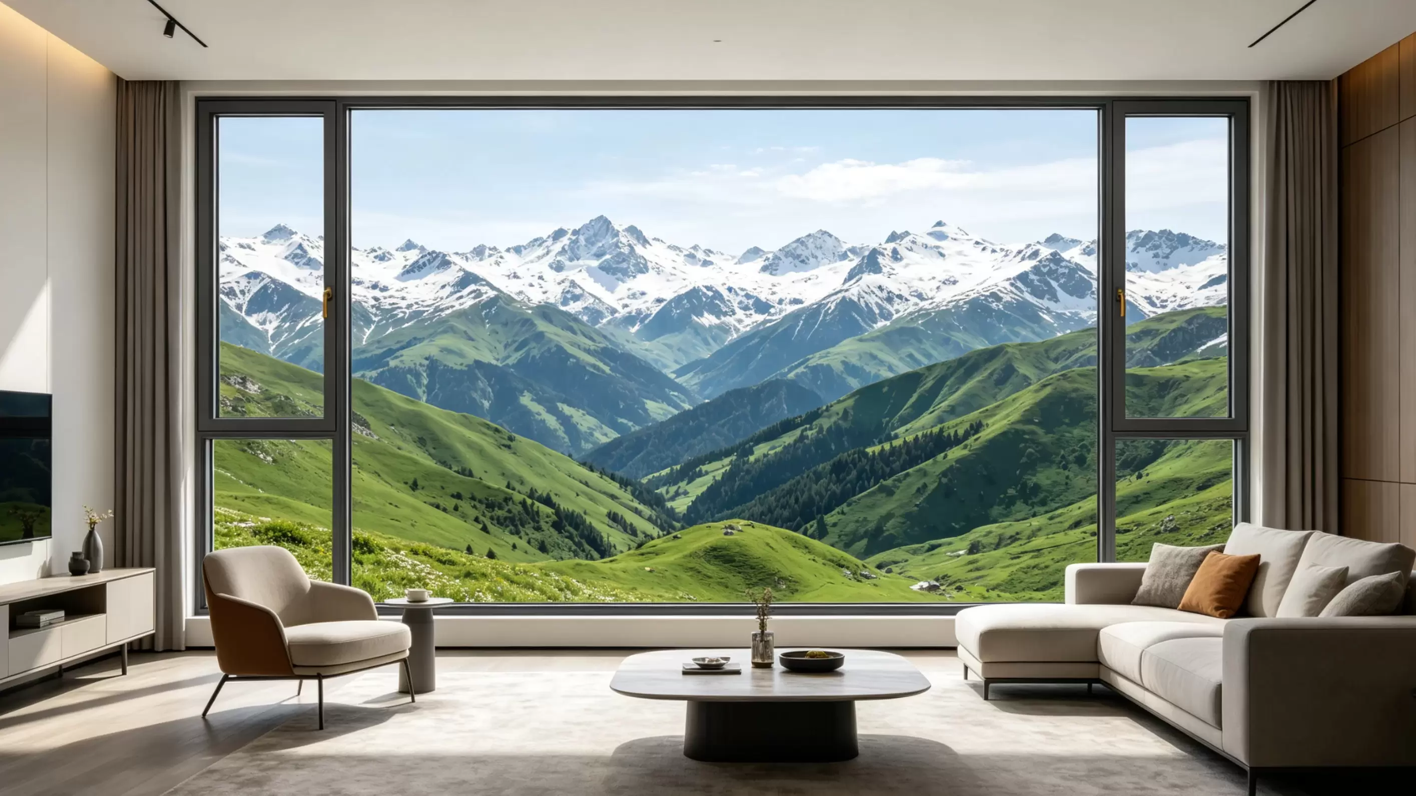 GR60 Low Power Consumption Fiberglass Reinforced Polyurethane (FRPU) Casement Window