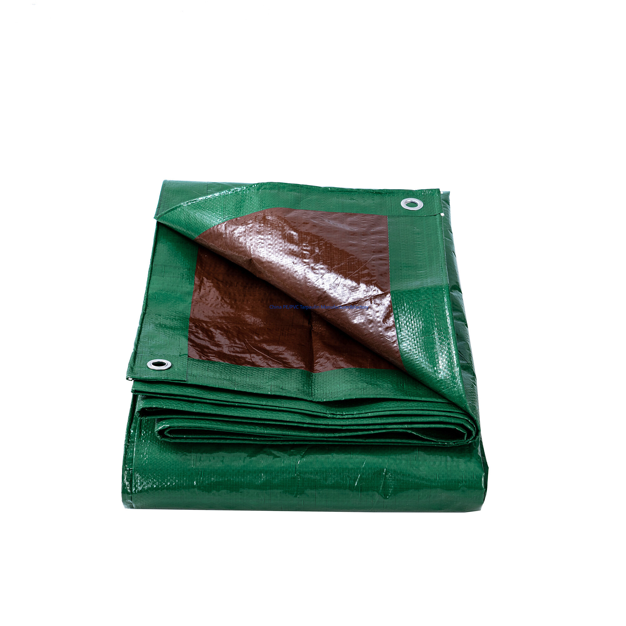 Green and Brown PE Tarp Sheet