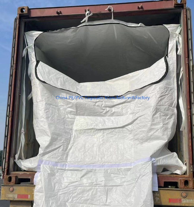 Bulk Container Liner with zipper