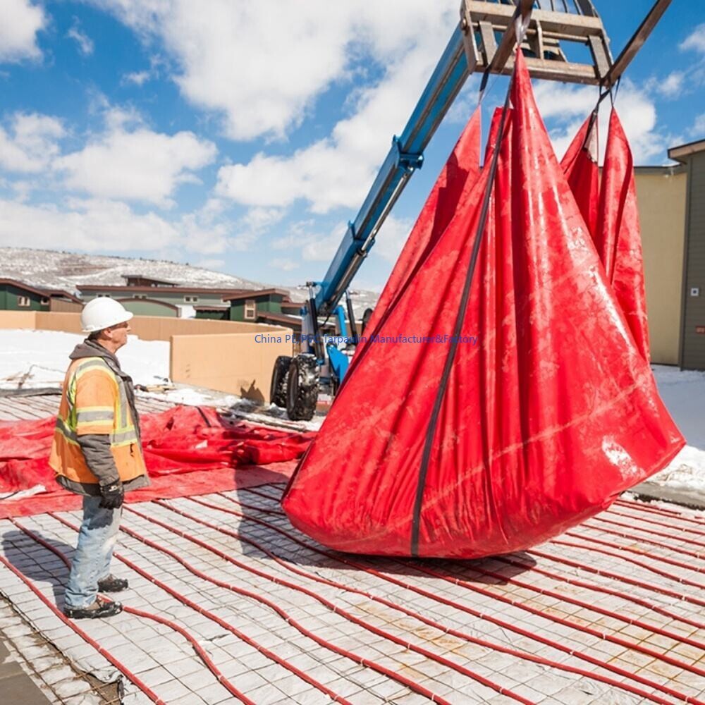 PVC Snow Lifting Tarp