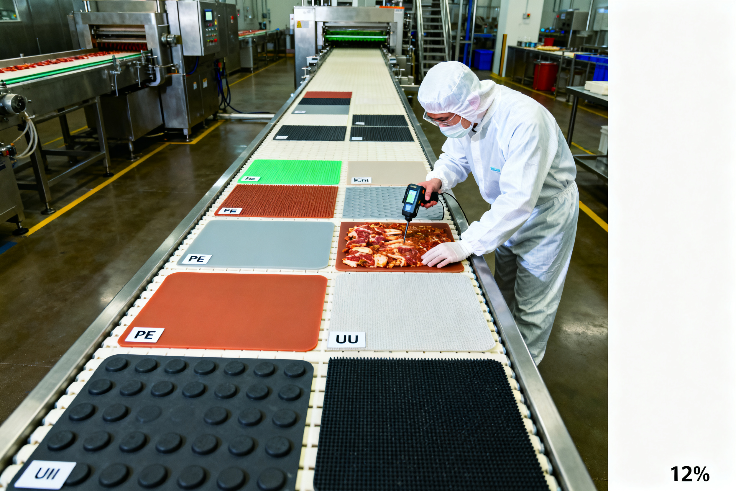 Top 5 kimchi mat materials compared: silicone, rubber, PE, PU — which suits your food line?