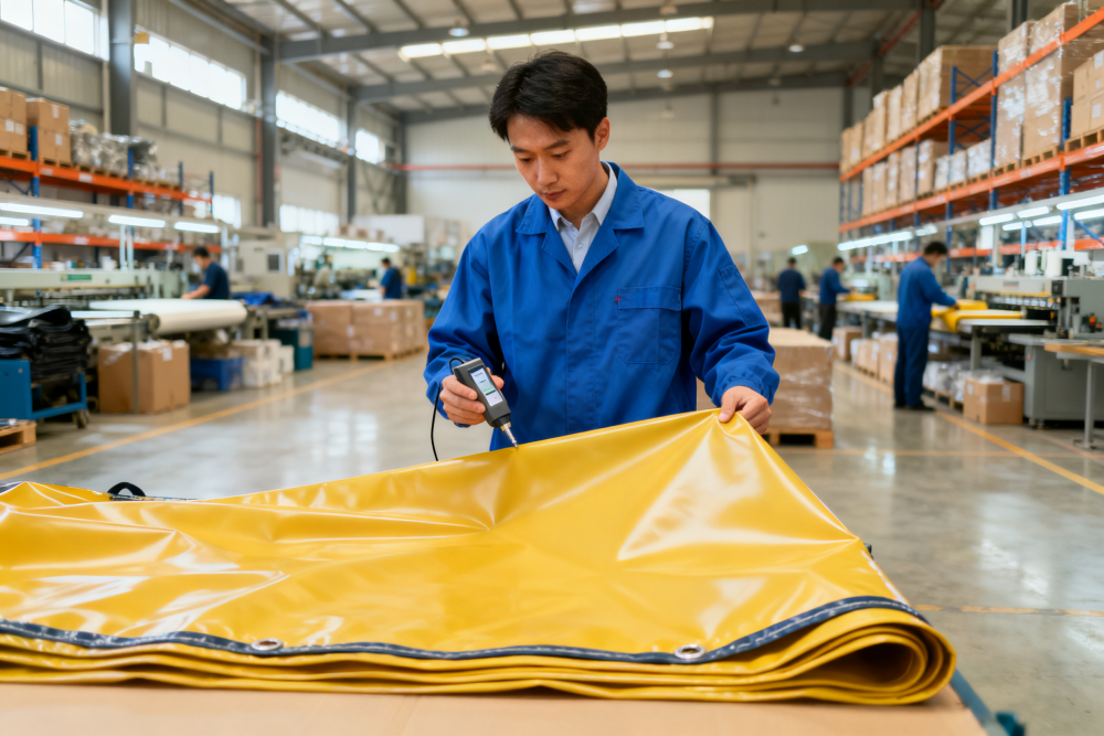 What should logistics companies consider in the Worldtrust PVC Tarpaulin price list before ordering?