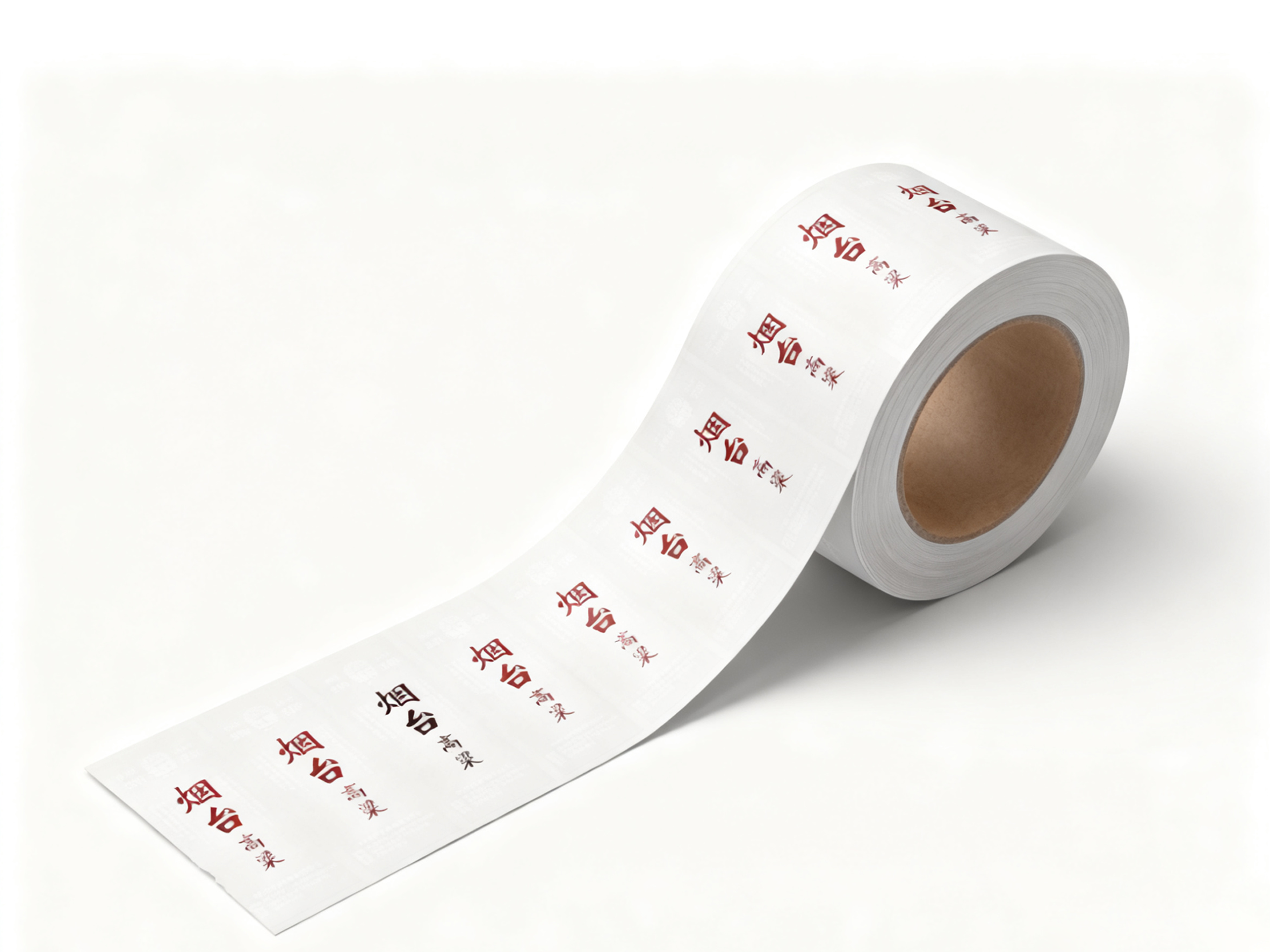Transparent Self-Adhesive Label With Hot Stamping And Matte Film Coating